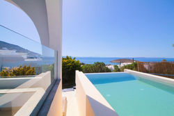 Villa with View of Agios Ioannis and Pool with Jacuzzi