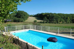 Les Hirondelles, a rustic and natural family friendly cottage with pool surrounded by fields and forest