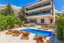 Private seaside Morska Villa with pool in Baška Voda, Dalmatia, Croatia